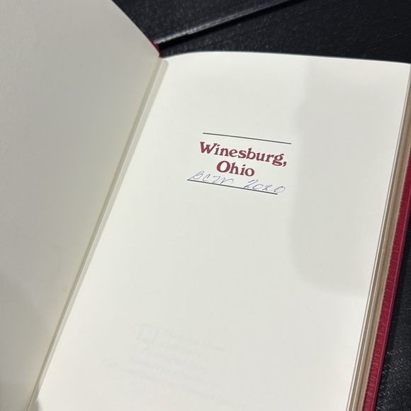 Winesburg, Ohio Vintage Leather Bound Book by Sherwood Anderson Franklin Library - Picture 7 of 13